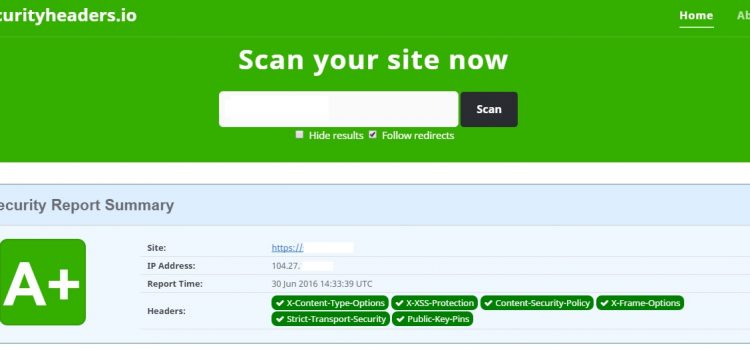 网站HTTP headers配置-从访客端提升站点安全性
